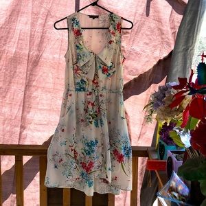 BeBop cream floral dress